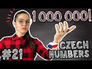 #21 | Learn CZECH numbers 101 ➤ 1,000,000