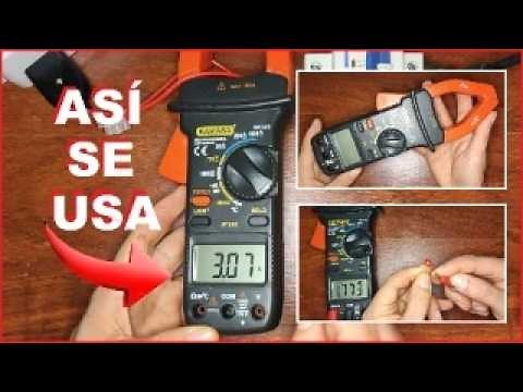 🔴131 How to use an AMPERIMETER CLAMP (All its Functions)