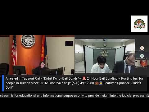 COURT LIVE 8.5.25 from Pima County Jail | Initial Appearance