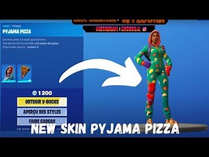 *NEW* SKIN Pyjama pizza BOUTIQUE 29 JUILLET 2020 FORTNITE BATTLE ROYAL / ITEM SHOP 29/07 FORTNITE