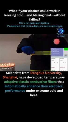 🔥 Smart Fibers That Adapt to Extreme TemperaturesElastic Conductive Threads for Next-Gen E-Textiles