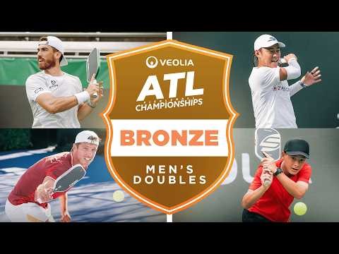 Staksrud/Daescu v Funemizu/Shimabukuro at the Veolia Atlanta Pickleball Championships