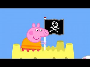 Peppa Pig Plays Pirates! 🏴‍☠️🏝️ | Full Episodes | Cartoons for Kids | 45 Mins