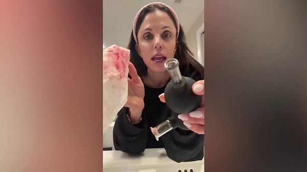 Bethenny Frankel slices her face open with beauty tool in bloody video