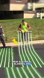 Electric Road Blanket That Prevents Snow This electric road blanket prevents snow by heating surfaces to stop ice buildup before it forms. The technology keeps roads, bridges, and runways safer during winter storms. It supports smart infrastructure, energy-efficient heating systems, accident prevention, reduced maintenance costs, transportation insurance savings, climate-resilient urban planning, and long-term investment in advanced winter road safety solutions. Credit : @Warmlyyours, @springsco