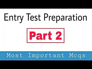 Entry Test Preparation||Most Important General Knowledge MCQS For Entry Test