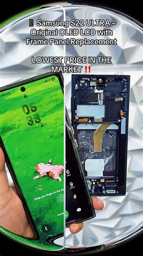 📱 Samsung S22 ULTRA – Original OLED LCD with Frame Panel Replacement From damaged display ➜ fully restored screen ✅Another successful repair done by Mac Solutions. 🤍💙 Thank you for trusting us with your device.We always make sure every repair is done with quality parts and expert service. 💯 📍 MAC SOLUTIONS CELLPHONE & LAPTOP REPAIR 📱💻 ✔️ Affordable Price ✔️ Professional Technician ✔️ Trusted Repair Shop in Cubao 📲 For fast transactions, contact: 👨‍🔧 Mr. Mac Beltrano (Owner / Head Techn