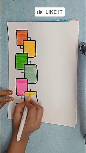 ✨ Beautiful Science Front Page Design | Easy & Colorful Project Cover Page Idea #shortvideo #diy