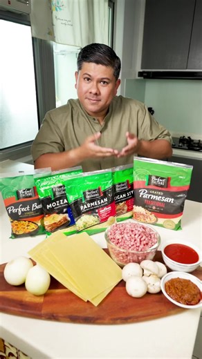 Cheesy Rendang Lasagne Recipe for Ramadan