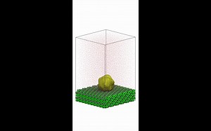 Molecular Dynamics of vapor nucleation