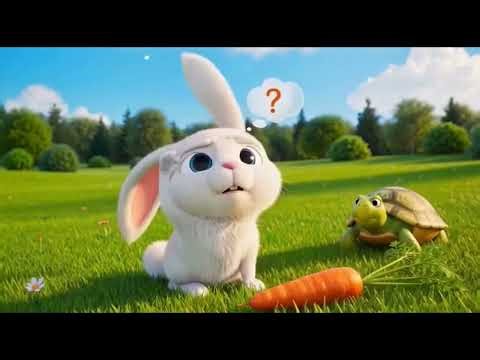 The Hungry Little Bunny 🐰🥕 | A Sweet Story About Sharing | Kids Cartoon Story
