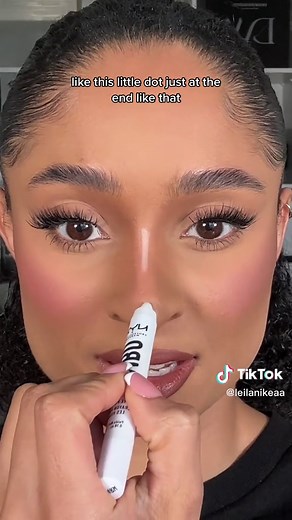 Leila Nikea (@leilanikeaa) - AD | This is definitely one of my all time favourite makeup hacks using the @nyxcosmetics_uk Jumbo Pencil (White)! Have you tried this hack? ✨😍 #limitlesslooks #itsminetomakeup #ad