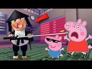 Peppa Pig Escapes BABY BOBBY (Ninja Mode) in Roblox!
