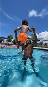 Kid jumps in pool 💦#shorts #motionfam