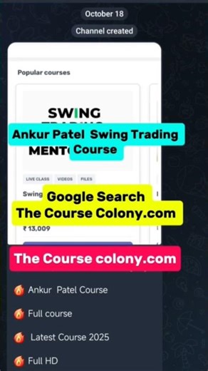 Ankur Patel Swing Trading Course Free Download #ankurpatel #trading