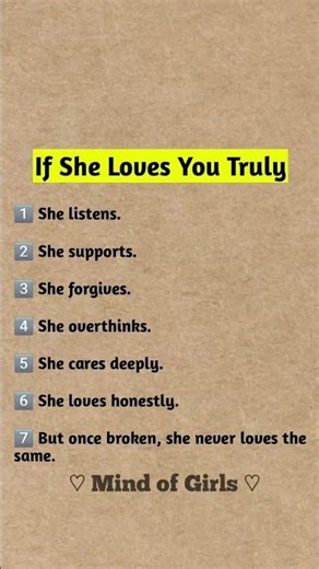 “If She Loves You Truly: 10 Psychological Signs of Genuine Love”