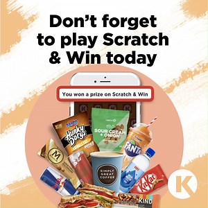 1.2K views · 42 reactions | Don’t forget to use your 3 chances to win by playing Scratch & Win now, on the Circle K app or using this link https://scratch.circlek.one/ie *Excluding Circle K Express Stations. | Circle K Ireland | Facebook