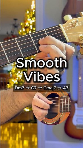 Smooth Vibes – Dm7 → G7 → Cmaj7 → A7 | Late-Night 7th Chord Loop #Shorts