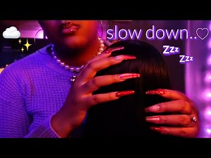 ASMR Scalp Massage to Quiet Your Mind Completely 😴💆🏽‍♀️✨