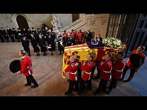Queen’s coffin arrives at Westminster Hall