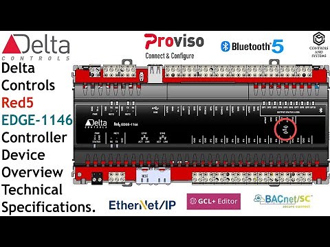 Delta Controls Red5-EDGE-1146 Controller / #deltacontrols / #Provisoapp / #hvac #GCL+programming