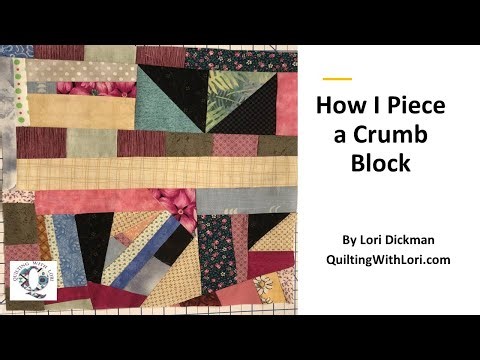 How I Piece a Crumb Block