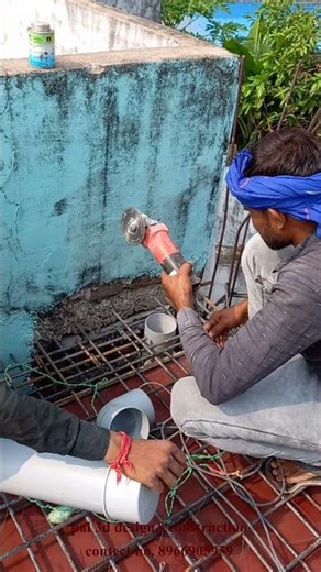 virtical drainage pipe at house balcony #housedesign #drainage #drainagesystems