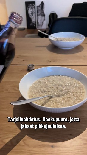 Mustikkasoppa ja Deekupuuro: Pikkujouluherkut