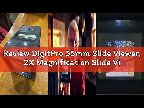 Review DigitPro 35mm Slide Viewer, 2X Magnification Slide Viewer for Viewing 35mm Slides, Slide Proj