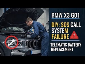 BMW G01 X3 battery replacement sos call failure TCB battery replacement || BMW x3 g01