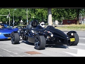 (2x) Ariel Atom 3 V8 Supercharged FAST LAUNCH and Sounds! (1080p Full HD)