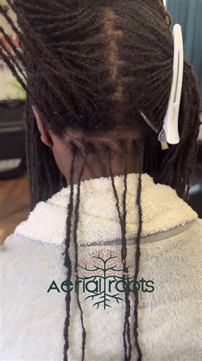 Sisterlocks retightening and repair. #aerialroots #706stylist #sisterlocks #brotherlocks #sisterlockinstallation