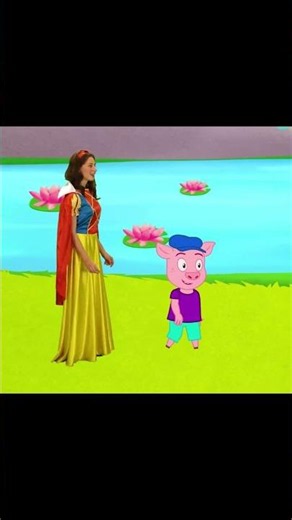 The Mysterious Footprints! 🐾🏡 The Little Pig Finds His Home! 🐷💖 #shorts
