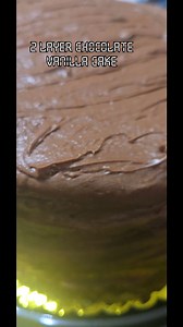 Two Layer yellow cake with Chocolate Frosting! Your girl was craving one. I do not specialize in 2 layer cakes... THIS WILL NOT BE ON THE MENU! LOL #baking #bakingfromscratch #poundcake #homemade #desserts #bakinglove #homebaking #recipes #recipecards #yummy | Savory & Sweet Treats