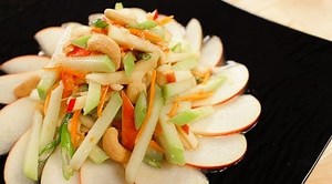 Thai Apple and Chayote Salad Recipe & Video Tutorial