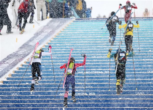 Ski mountaineering, aka 'skimo,' makes wild debut at Milan Cortina Games