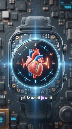 Smartwatch Heart Rate Explained 🤯 #HeartRate #Tech