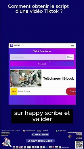 Comment obtenir le script d'une vidéo Tiktok ?