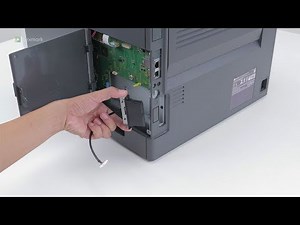 MS725/MS82x/MX72x Series—Installing the MarkNet 8370 wireless adapter