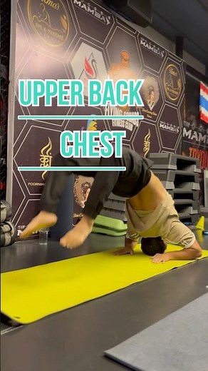 How to strech in wrestling for lower middle and upper back with chest #fitforlife #realwrestling