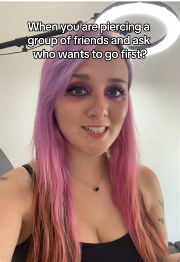 Body Piercing Fun: Who Goes First Among Friends?
