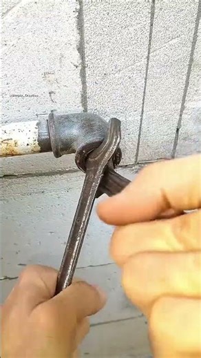 how to unscrew a rusty faucet bolt #shortvideo
