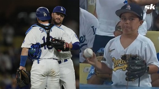 "The As should sign him" "Straight to jail" - MLB fans get sarcastic as kid commits fan-interference during a play at Dodger Stadium