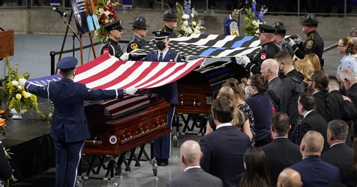 Officers shot on Bridgewater College campus mourned as heroes