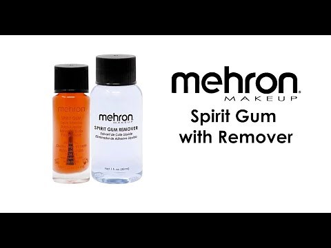 Mehron Spirit Gum Adhesive - How To Use