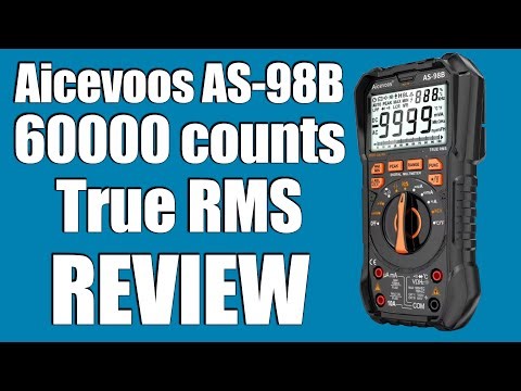 Aicevoos AS 98D 60000 counts TRUE RMS multimeter review