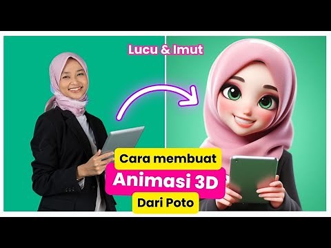 🔴 Tutorial Membuat Animasi 3D dari foto || Tutorial AI untuk Pemula