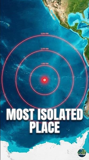 Point Nemo. The Middle of Nowhere & The Loneliest Place on Earth #facts #educational