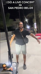 I Did a Live Performance in San Pedro Belize 🇧🇿 | Island Music Vibes 🎤🏝️