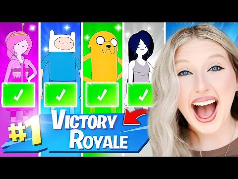Winning With EVERY Adventure Time Skin!